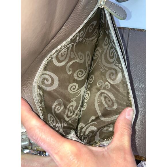 BRIGHTON, SMALL EMBOSSED ANIMAL PATTON LEATHER CROSSBODY BAG - Picture 14 of 16